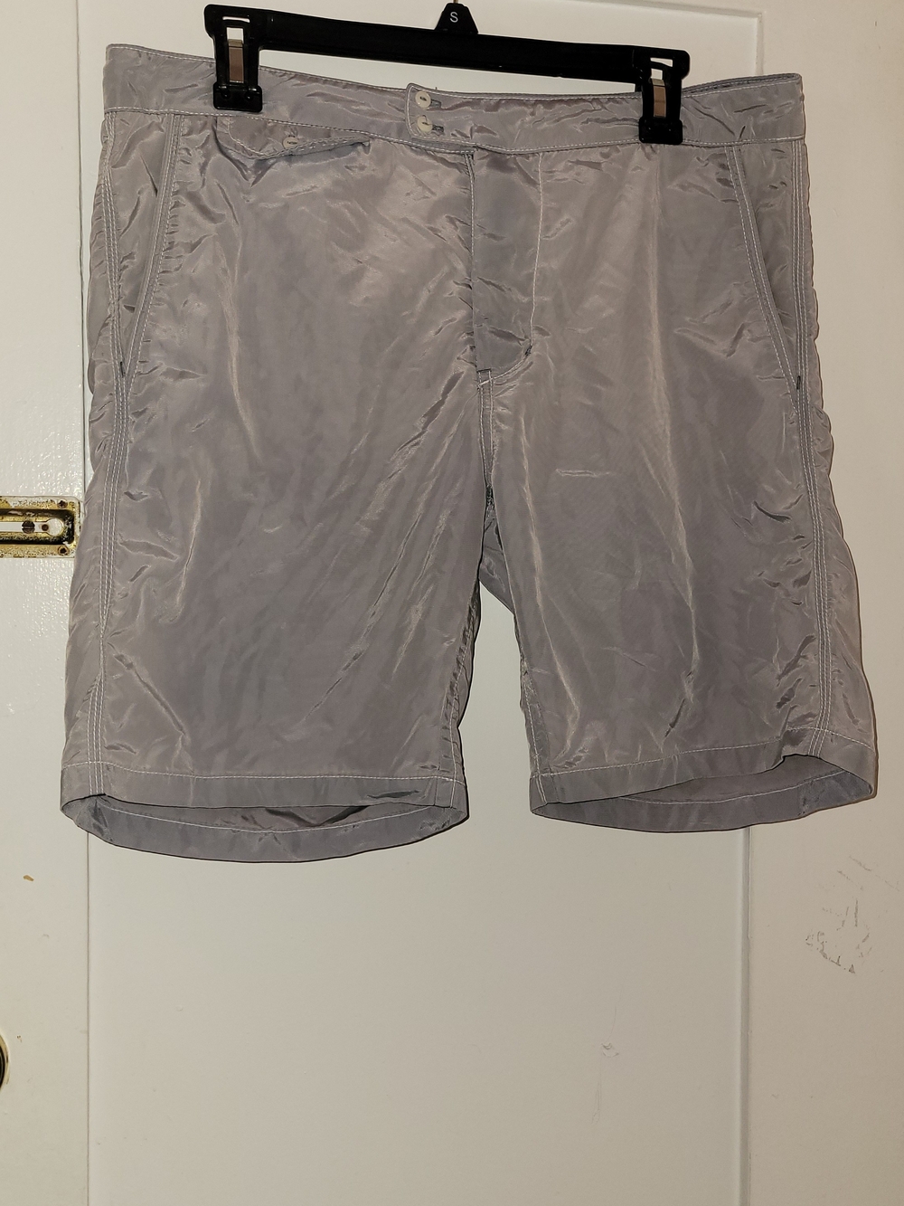 Men's Gray Swim Hybrid Shorts